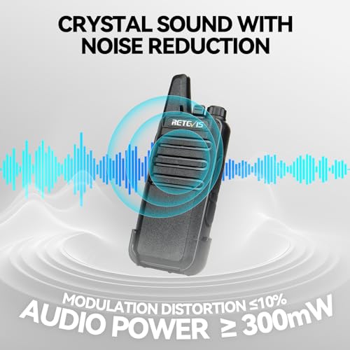 undefined Retevis RT22 Walkie Talkies Rechargeable Hands Free 2 Way Radios Two-Way Radio(6 Pack) with 6 Way Multi Gang Charger の商品画像 5