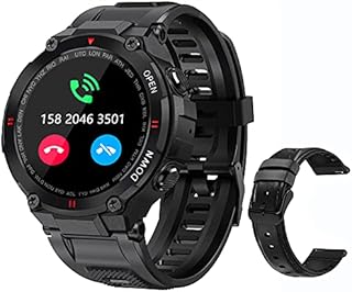 Military Smart Watch for Men Outdoor Waterproof Tactical Smartwatch Bluetooth Dail Calls Speaker