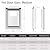 MAVRICTECH Doggie Door for Door, Doggy Door for Exterior Door with Steel Frame and Telescoping Tunnel, Dog Door with Two Magnetic Flaps and Two Sliding Lock Panels, for Pets Up to 40LBS, White