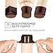 Aneaseit Chair Leg Floor Protectors - 16 pcs Dark Walnut - Felt Bottom Silicone Pads for Hardwood Floors & Furniture Feet - Rubber Caps for Chairs - X-Small