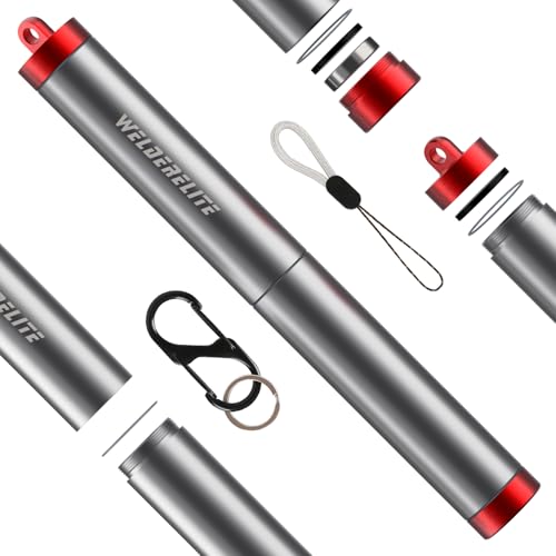 Image of Red TIG Tungsten Holder-Handy Protective Storage Tube for WT20 Welding Tungsten Electrodes