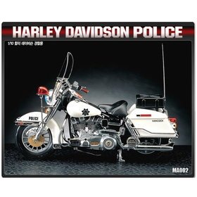Amazon | 1/10 警察用 プラモデル・模型 クラシックオートバイ【HARLEY