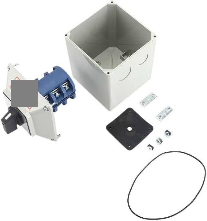 SZW26/LW26-63 63A 1-0-2 3 Position 3 Ploes 12 Screws Cam Rotary Changeover Control Switch with Shell