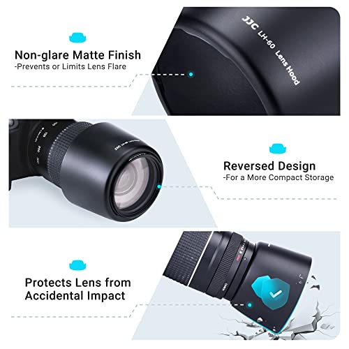 image for JJC Camera Lens Hood Shade Fits for Canon RF 75-300mm f/4-5.6, EF 75-3