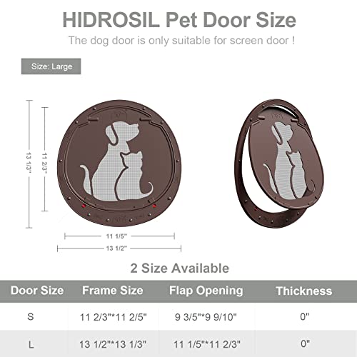 Canine Door for Display Door, Patent Desigh Pet Display Door with Lockable Magnetic Flap for Doggy Canine and Cat Door, Espresso Canine Door for Display Door, Patent Desigh Pet Display Door with Lockable Magnetic Flap for Doggy Canine and Cat Door, Espresso