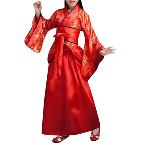 Générique Kimono Japonais Enfants, Fille Robe Yukata Geisha Peignoir pour Spa, Enfants Déguisements Kimono Cosplay Ensemble de Costumes