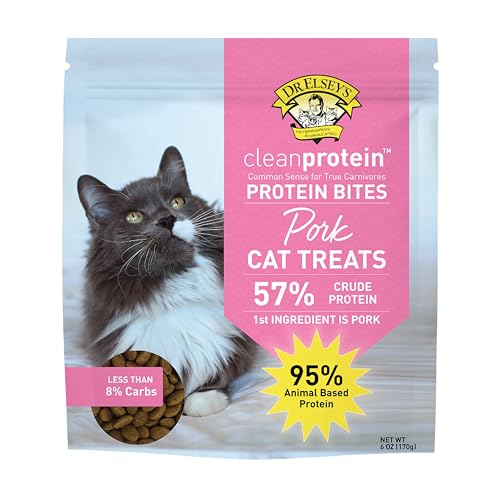 Dr. Elsey's Pork Protein Bites Cat Treats, 6oz