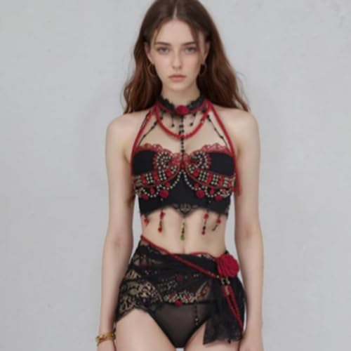 Red Rave Outfits