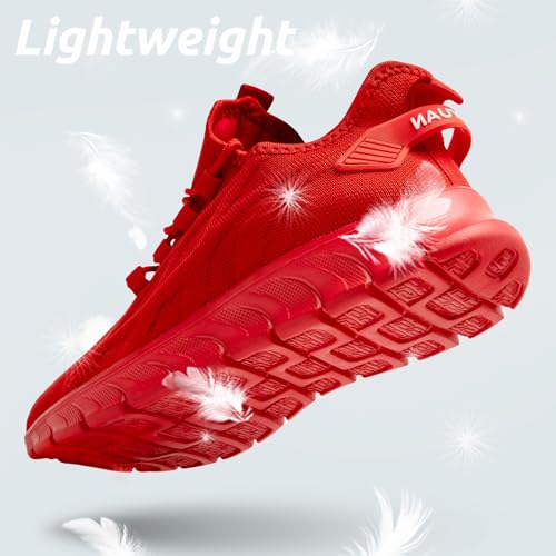 Image of Men Running Shoes Tennis Walking Gym Slip On Workout Athletic Fashion Sneakers Lightweight Breathable Sport Jogging Casual Shoe