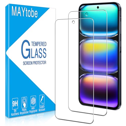 MAYtobe [2-Pack] Screen Protector for Samsung Galaxy A56 5G Tempered Glass 9H Hardness Case Friendly No Bubbles Anti Scratch Easy To Install