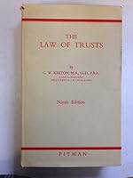 Keeton & Sheridan's the Law of Trusts 0903486040 Book Cover