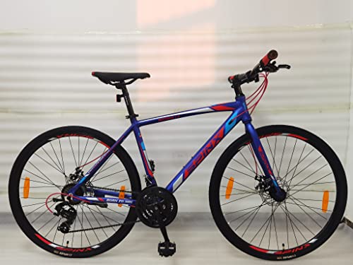 Image of Cycle SPINX HOPTOWN 1.0 Hybrid Bike 700C for Adult (Above 13 Year) Alloy Frame in Blue Colour(PALGHAR MILERS) (2)