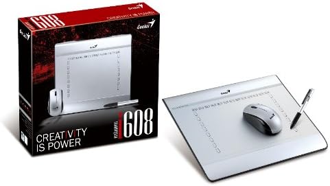 Genius MousePen i608 Graphics Tablet (Silver)