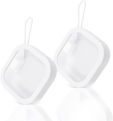 Joyero portátil pequeño con correa de silicona, prensa para abrir, soporte para hisopos de algodón, organizador de corbatas para el cabello,