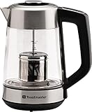 Toastmaster Electric Glass Kettle by Select Brands - Comes with Color Changing...