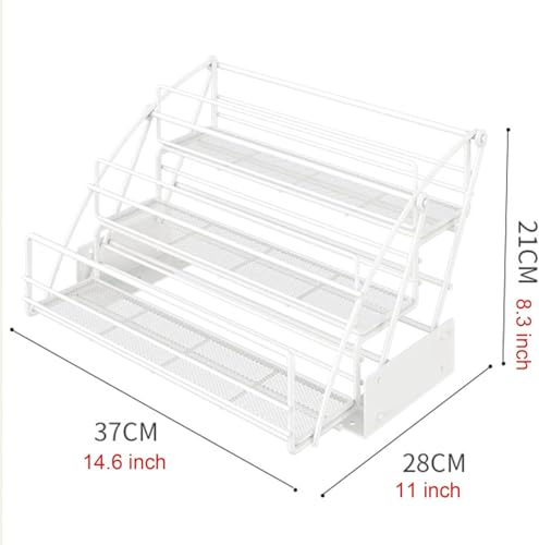 Ausziehbares Regalsystem für Küche und Badezimmer, Schrankorganisation