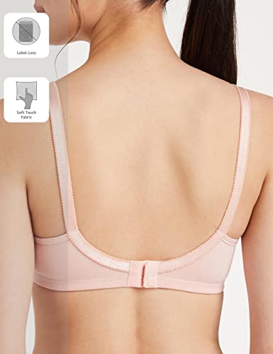 Image of Amazon Brand - Symbol Women's Wire Free Modern Cross Over Bra| Medium Coverage | Non-Padded | Non-Wired | Cotton Strech