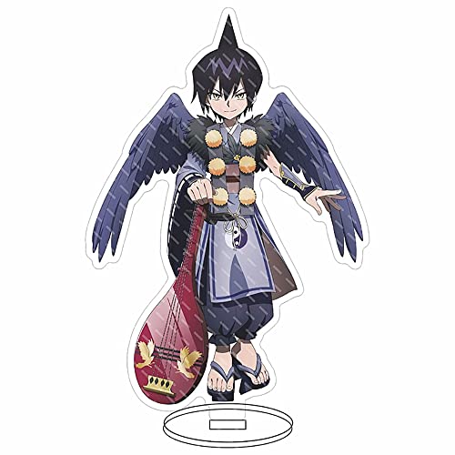 LSMKKA Shaman King Anime Merch, YOH Asakura AMIDAMARU Figuren Modell DisplaystäNder Fans Geschenke, HöHe 16 cm Cover