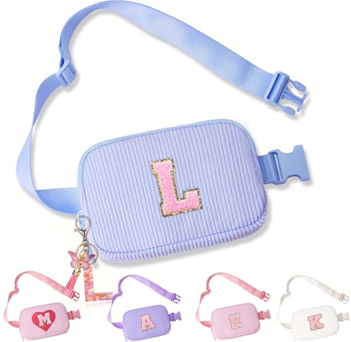 Image of Gifts Girls Teens Kids - Birthday Gifts for Women, Personalized Gifts for Mom Freind Sister Teacher, Graduation GiftsInitial Crossbody Bag Belt Bag for Women L