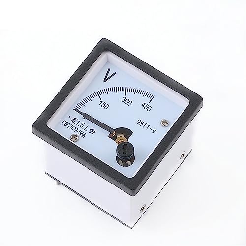 Voltmètre analogique CA pour surveiller la haute tension 1000V sur cadran 48x48