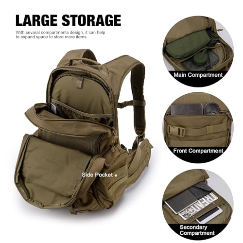 Image of Mardingtop 18L /28L Backpack Tactical Trekking Backpack Outdoor Hiking Backpacks for Camping Hiking Travel