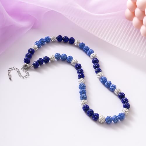 Baseball Necklace - Glitter Bling Clay Beaded Ice Collection Necklace for Men Boys Cool Gifts for Baseball Players Lovers - Image 4