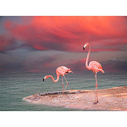 Plage complet broderie diamant kit cadeau grand tableau mural 50x120cm