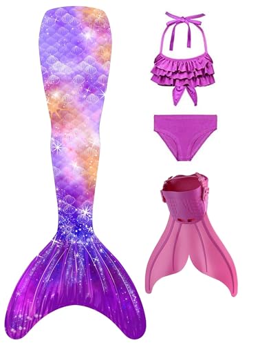 DNFUN Mermaid Suits with Monofin
