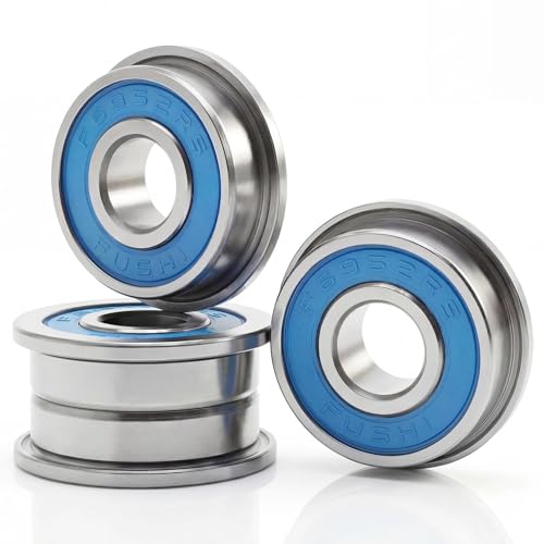 Roulement à bride F695 2RS bleu scellé 5x13x4mm pour imprimante 3D VORON et modélisme RC, lot de 20