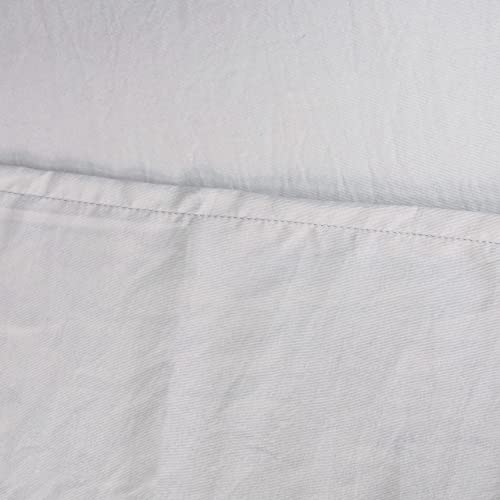 FLXXIE 4 Pieces Toddler Bedding Set, Soft and Breathable Microfiber Crib Sheet Set, Includes Quilted Comforter, Flat Top Sheet, Fitted Sheet, Envelope Pillow Case for Boys and Girls, Light Grey