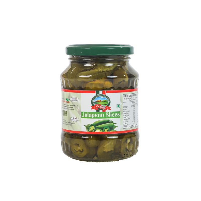 Green Jalapeño Slices 370g (Ideal for Nachos, Pizzas, Salads and Sandwiches) Suitable For Tacos and Burritos,Pizza,Sandwiches,Burgers,Salads,Nachos,Dip,Salsas and Sauces,Garnish,Marinating. (B0D97SJQ8D) Amazon Price History, Amazon Price Tracker