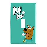 Scooby-Doo Ruh Roh Plastic Wall Decor Toggle Light Switch Plate Cover