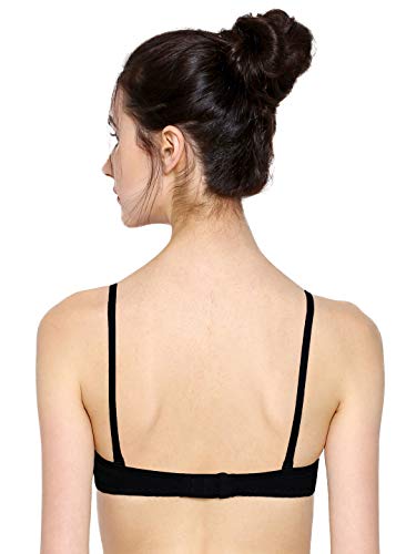 Image of SONARI 0015 Women's Light Padded Cotton Bra | Wire-Free, Medium Coverage, Sewn-in Bump for Natural Lift
