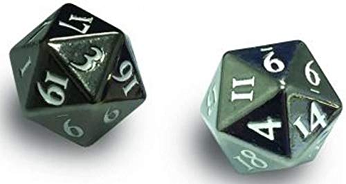 Preisvergleich Produktbild Dice Würfel 14569 Ultra Pro Heavy Metal Würfel Set (2 Stück)