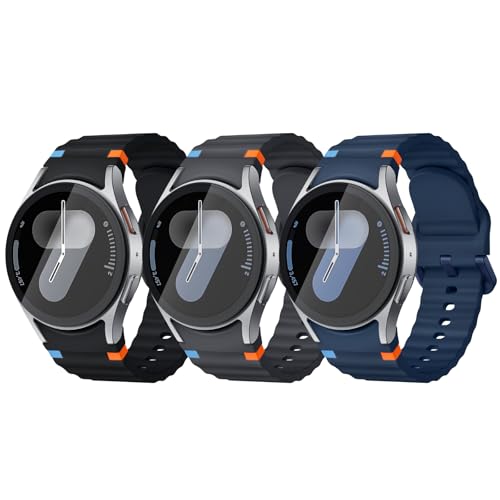Image of Acextro 3 Pack Sport Band Compatible for Galaxy Watch 7 Bands 44mm 40mm
