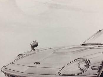 Amazon.co.jp: 【 名車 ・ 旧車 イラスト 】日産 フェアレディ