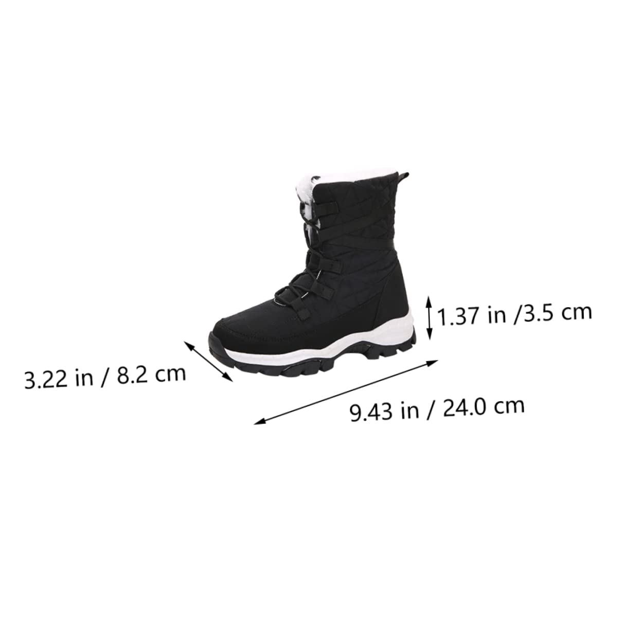 LIFKOME Botas De Nieve Zapatos Cómodos Para Caminar De Mujer Botas Calientes De Mujer ines Cálidos ines De Nieve Con Forro De Felpa as De Montaña Para