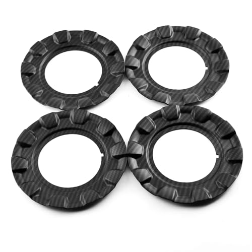 Cache-moyeux de roue de précision 162mm, finition argent jante RZ RG - 4