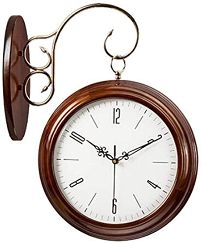Horloge murale de précision double face pour ne plus jamais rater l'heure chez soi