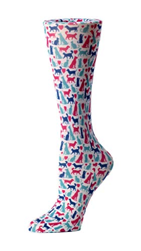 Image of Cutieful Compression Socks Knit Wide Calf 10-18mm /HG