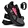 Kit Tênis Feminino Leve Confortável + Relógio Digital – Academia Caminhada Corrida Fitness Presente (Preto-Rosa, BR, Adulto, Numérico, 34)