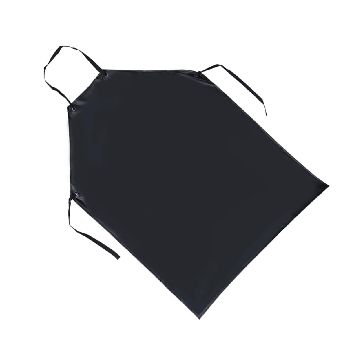 VALICLUD Delantal de Cocina Pvc Negro 3 Piezas Resistente a Grasa y Álcalis | Uso Doméstico y Restaurante, Formato Industrial, Apto para Camarera y Cocina Profesional