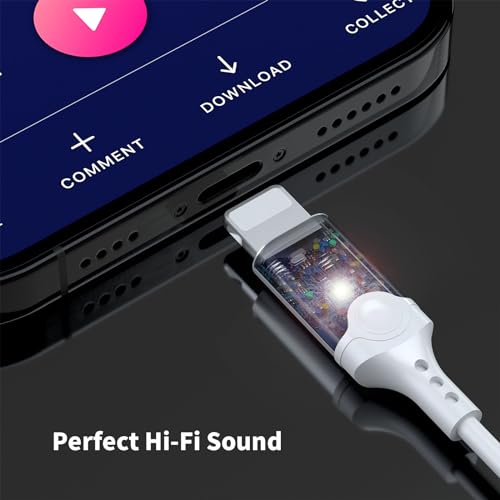 Acandya ACANDYA-00075 For Lightning Headphones Wired Earbuds thumb #4