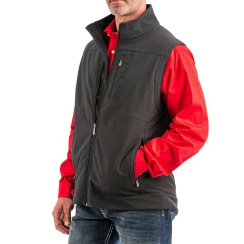 Cinch Men's Bonded Softshell Vest with Concealed Carry Pockets2
