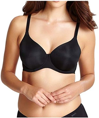 Panache Women’s Porcelain Elan Non-Padded T-Shirt Bra – Lightweight, Moulded, Breathable, Seamless, Cross-Back Option