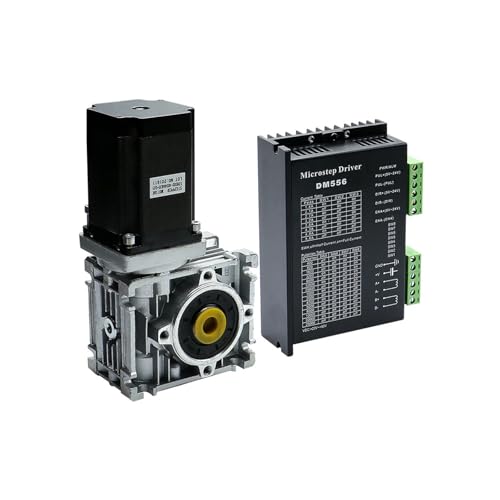 Réducteur à vis sans fin RV030 pour motorisation d'axe de commande numérique - 7