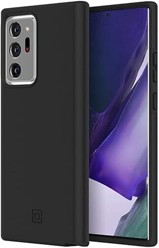 Incipio DualPro - Funda protectora para Samsung Galaxy con certificación Samsung, color negro, Samsung Note 20 Ultra 5G