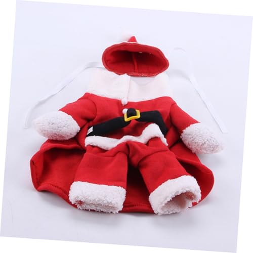 Disfraz Navideño para Perro Santa Talla S Rojo miniatura 5
