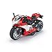 Cheung star Modèle de Moto 1/12 pour Ducati Alliage Racing Motos Modèle Simulation Diecasts Modèle en Métal Son et Lumière Collection Enfants Jouets Cadeau Maquette de Moto (Color : Red Foam Box)
