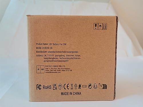 QUPERR 2PACK DCB184 18V 9.0Ah XR Lithium Battery Compatible with_Dewal_t Tools, Replacement for DCB182 DCB200 DCB180 DCB181 DCB201, with XJ Connector for_Dewal_t Battery